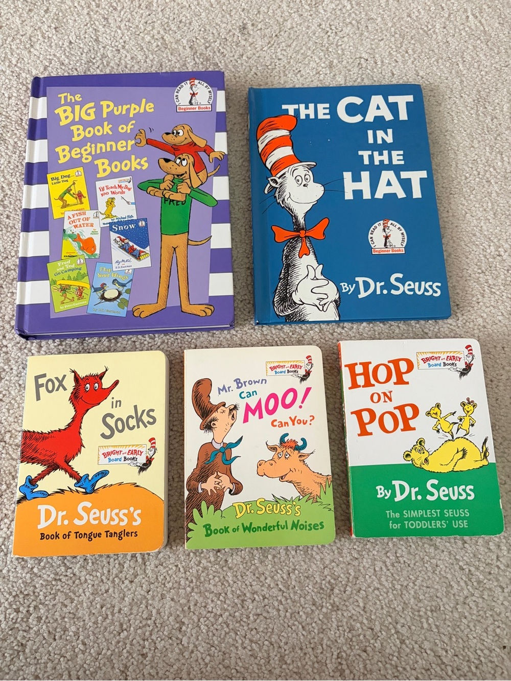 💜 Dr. Seuss 5pc Book Bundle – 10 Stories! 💜